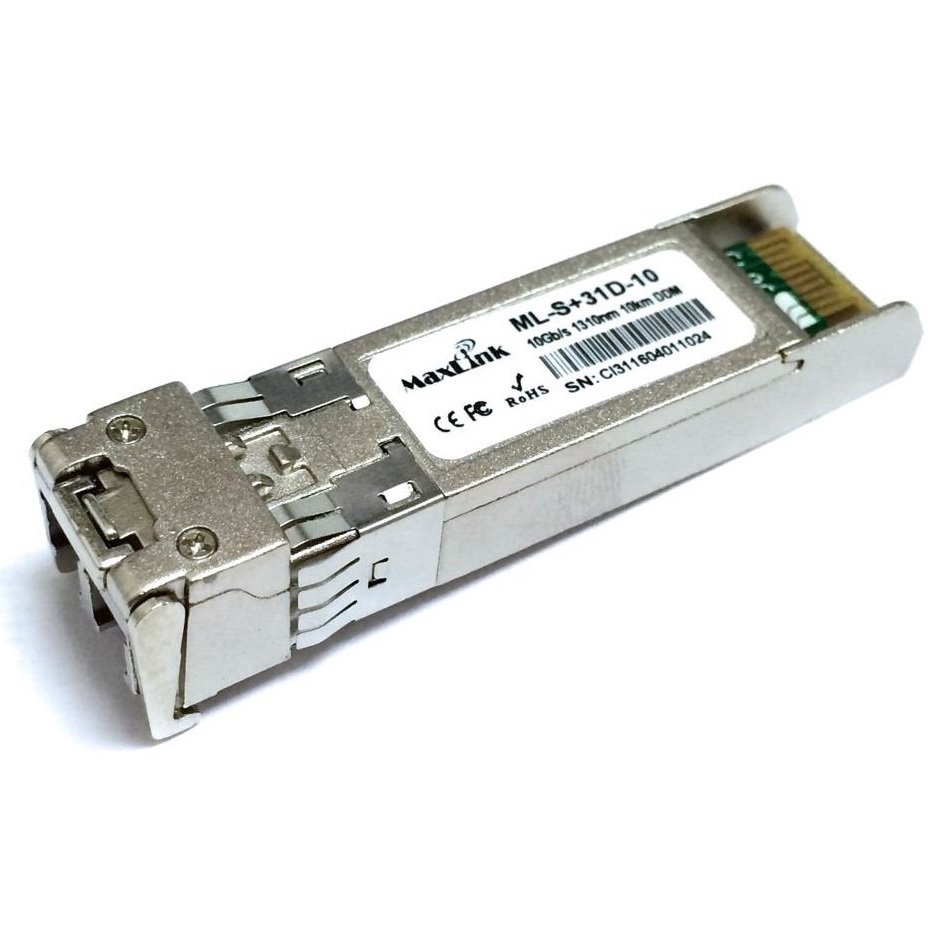 MaxLink 10G SFP+ optický modul, SM, 1310nm, 10km, 2x LC konektor, DDM