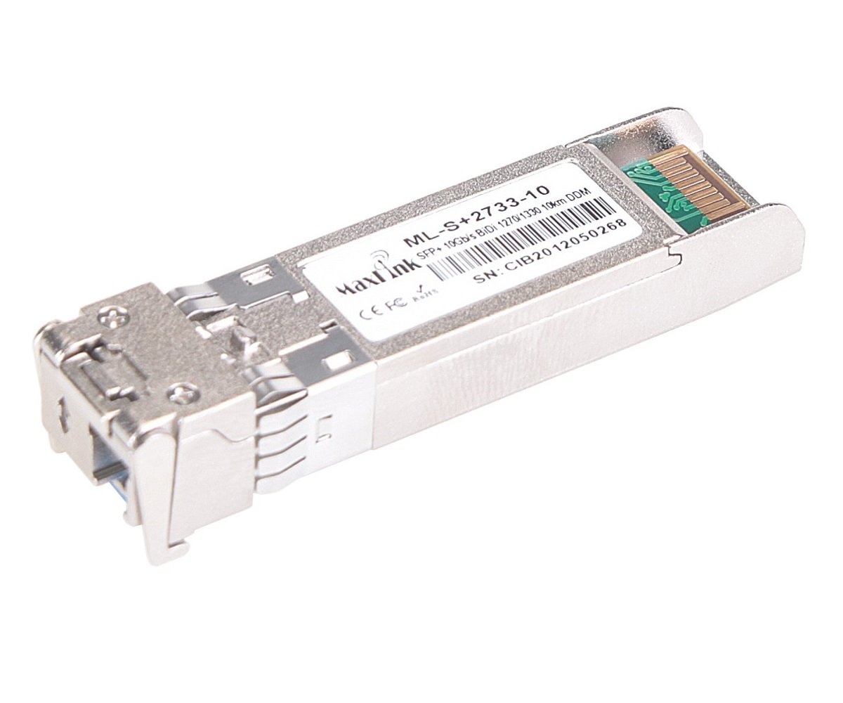 MaxLink 10G SFP+ optický modul, WDM(BiDi), SM, Tx 1270/Rx1330nm, 10km, 1x LC konektor, DDM