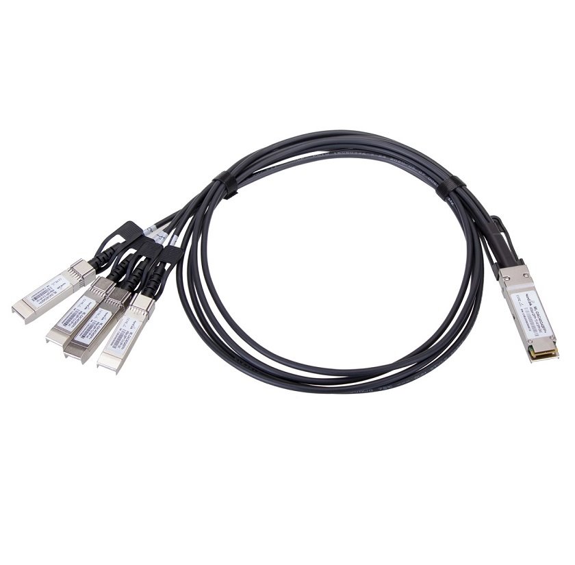 MaxLink 40G DAC kabel, QSFP+ na 4xSFP+, 1m