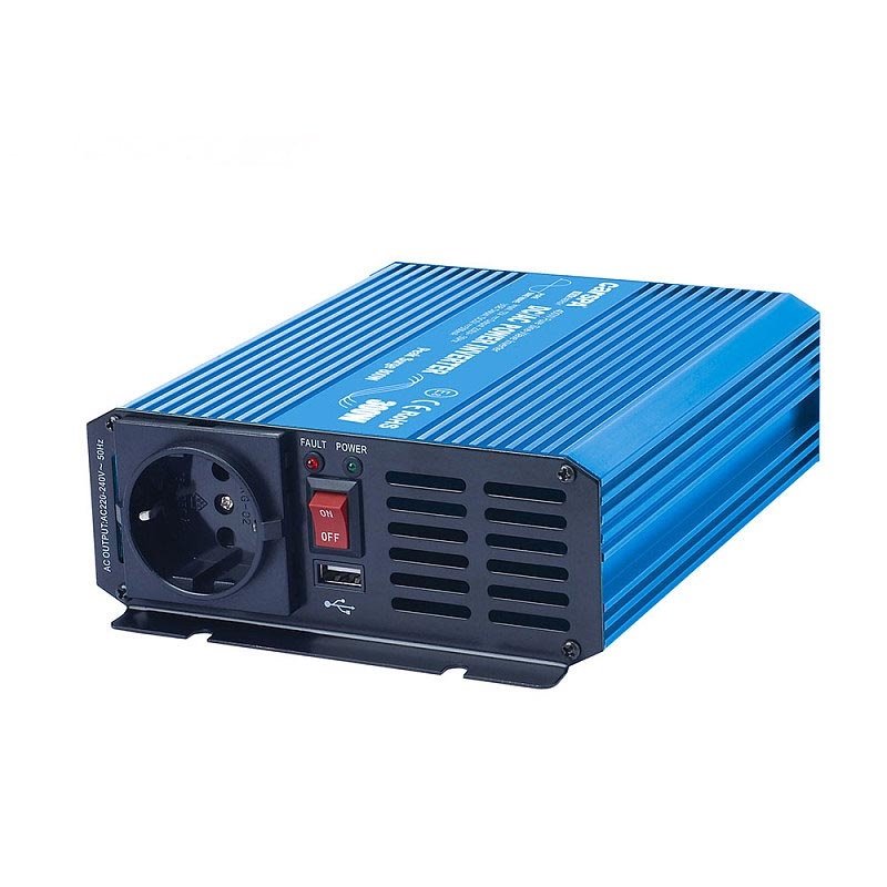 Měnič napětí Carspa P400U-122 12V/230V+USB 400W, čistá sinusovka