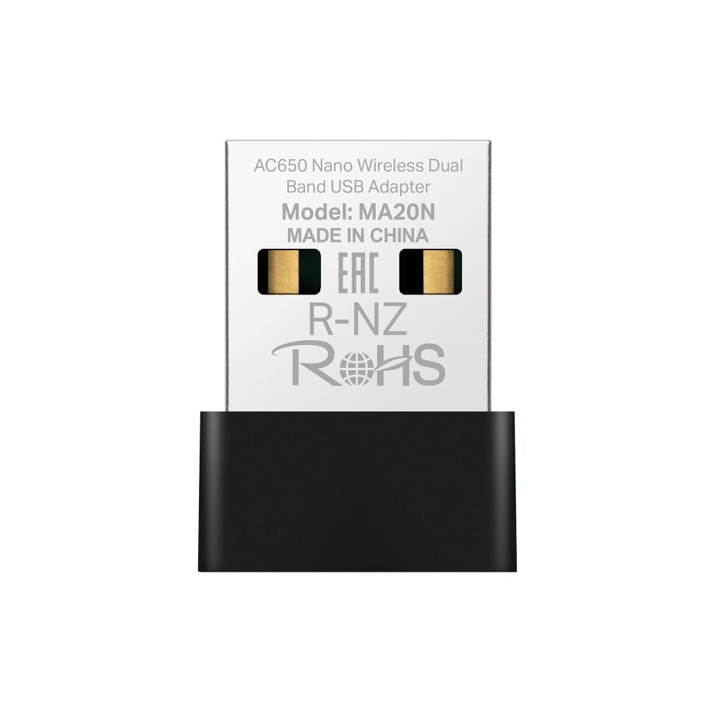 Mercusys MA20N Nano Dual-Band bezdrátový USB adaptér