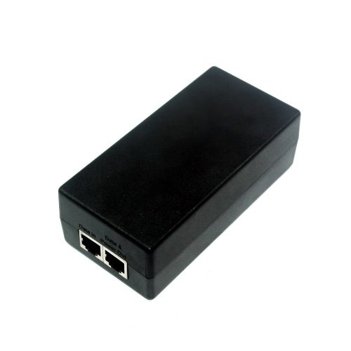 MHPower napájecí POE adaptér - 802.3af, 48V 0,5A 24W, s napájecím kabelem, zemněný