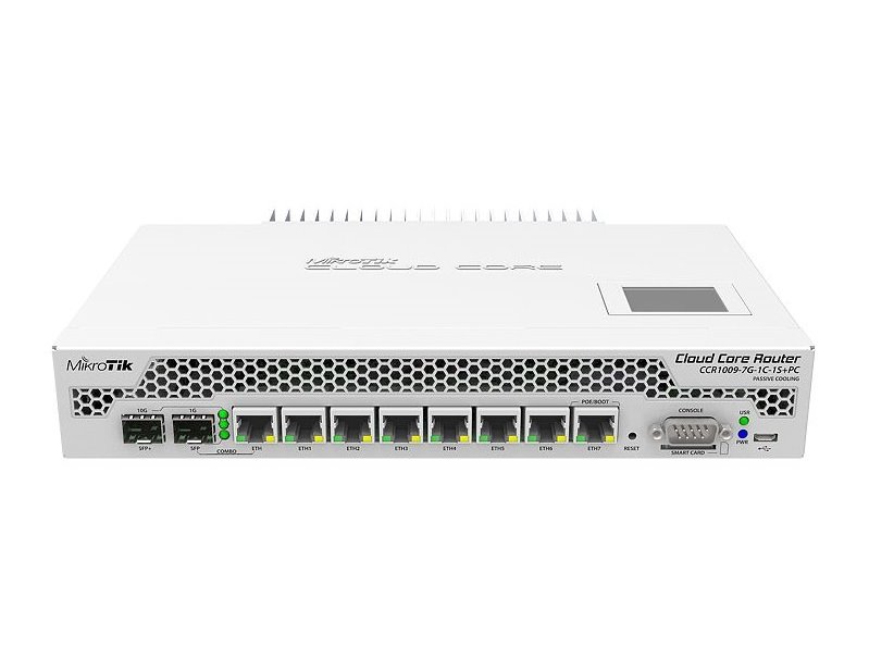 MikroTik Cloud Core Router, CCR1009-7G-1C-1S+PC