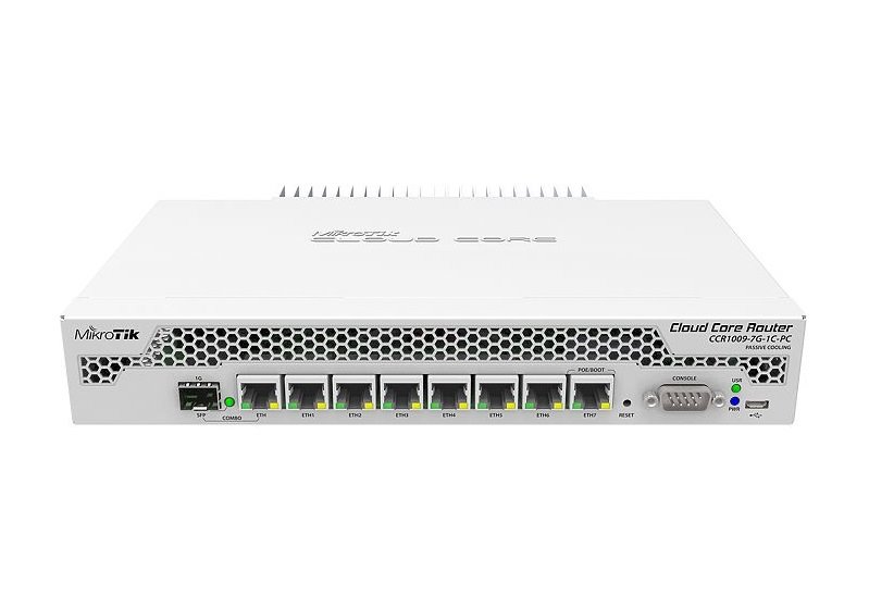 MikroTik Cloud Core Router, CCR1009-7G-1C-PC
