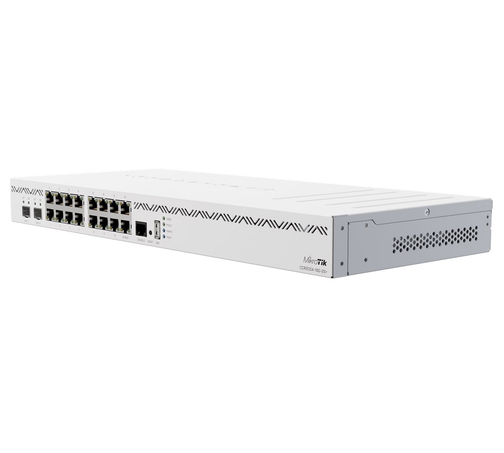 MikroTik Cloud Core Router, CCR2004-16G-2S+ | ABCTECH - výpočetní