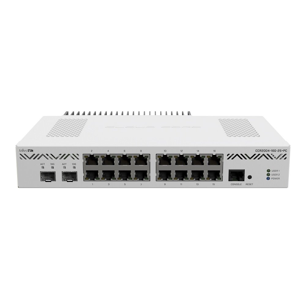 MikroTik Cloud Core Router, CCR2004-16G-2S+PC - Z VÝSTAVY