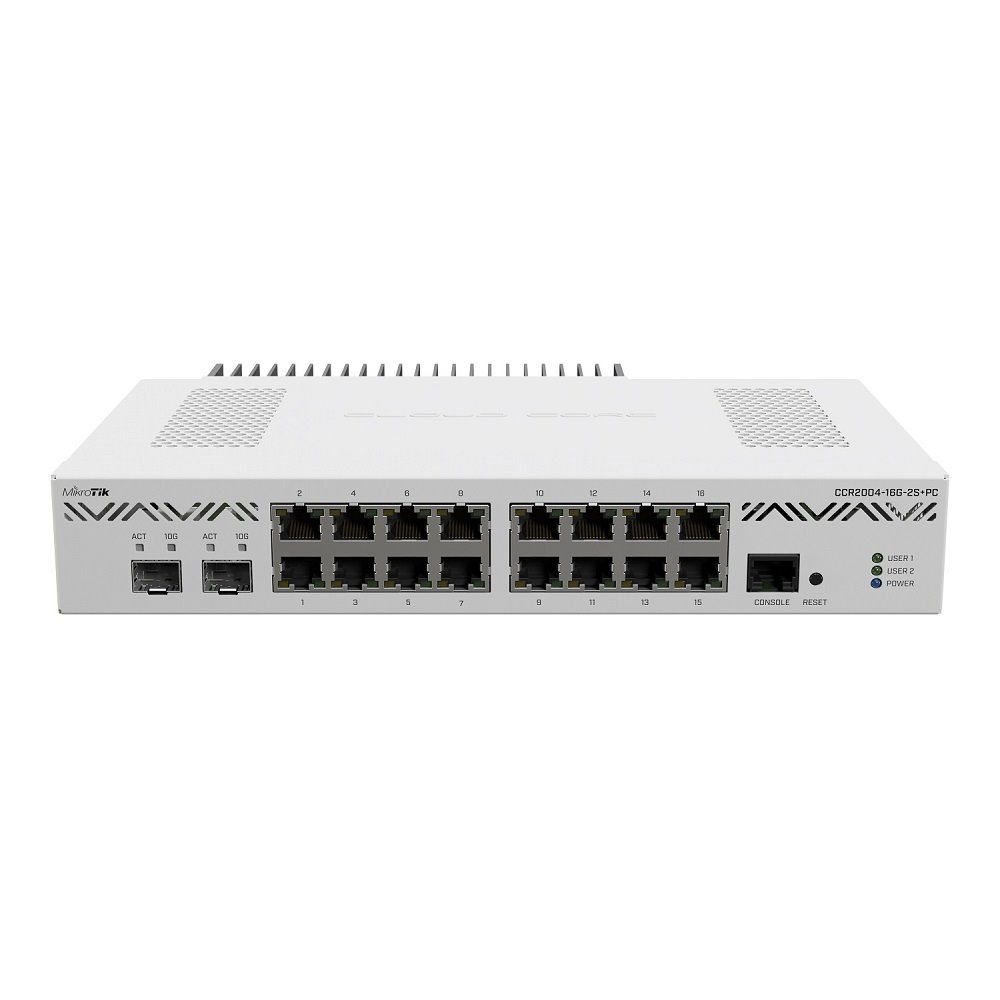 MikroTik Cloud Core Router, CCR2004-16G-2S+PC