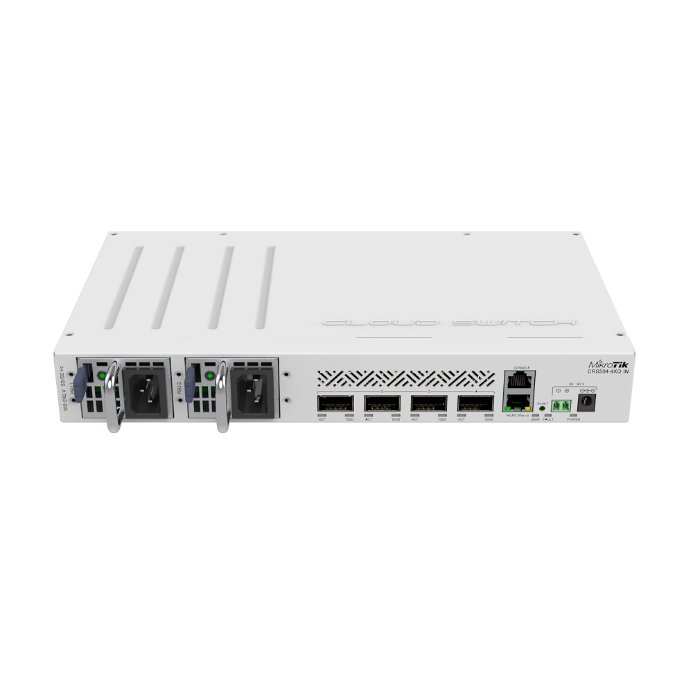 MikroTik Cloud Router Switch, CRS504-4XQ-IN