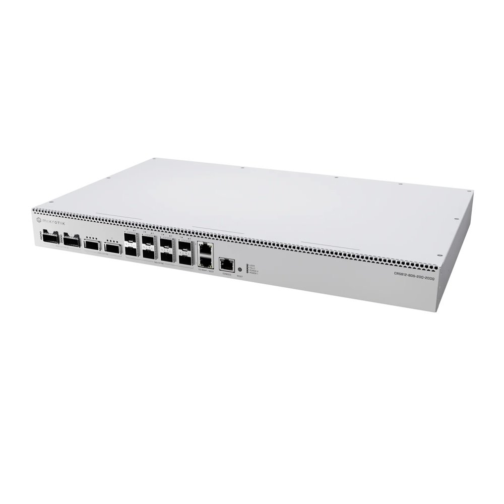 MikroTik Cloud Router Switch CRS812-8DS-2DQ-2DDQ-RM