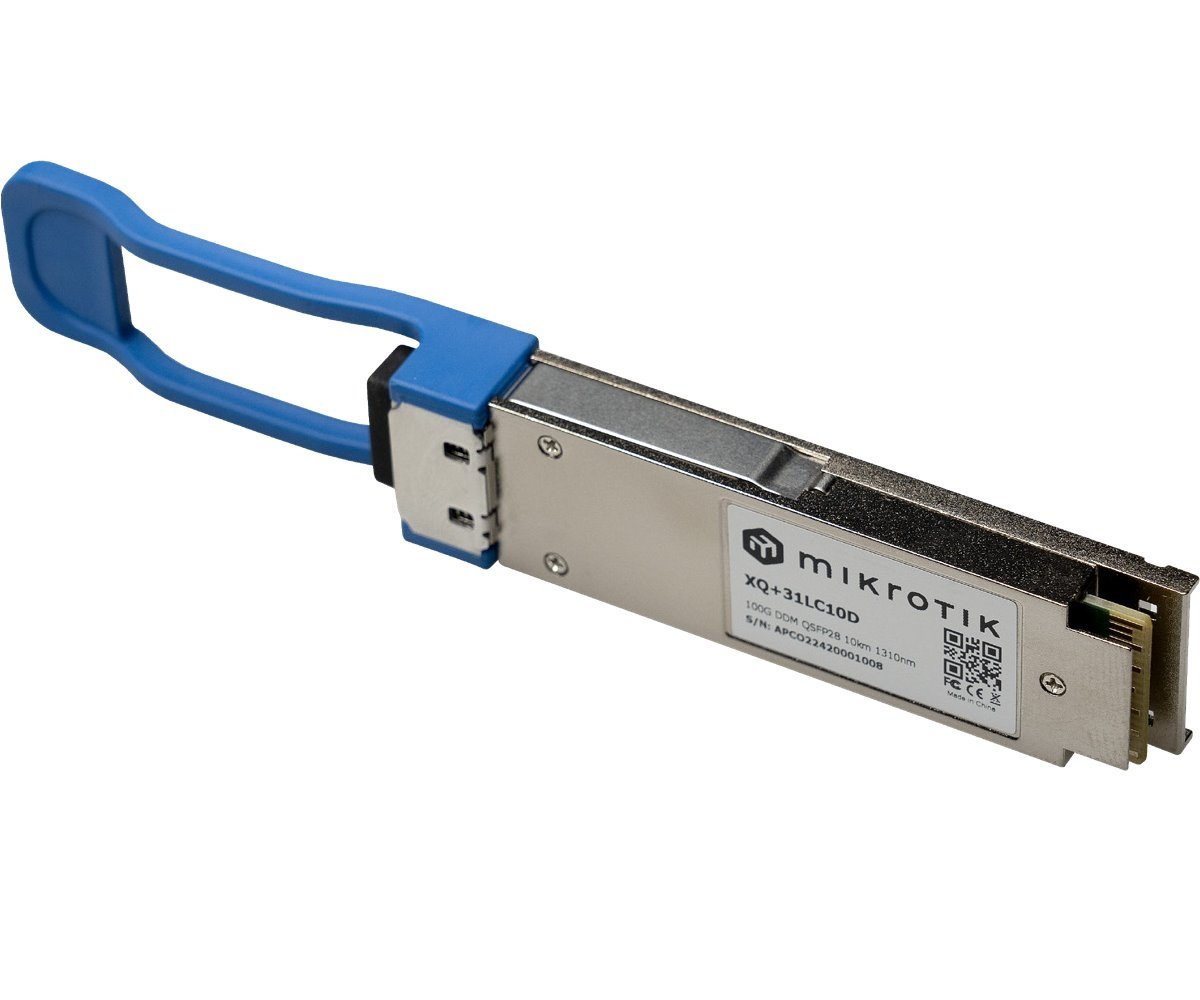 MikroTik QSFP28 optický modul XQ+31LC10D, SM, 10km, 100G