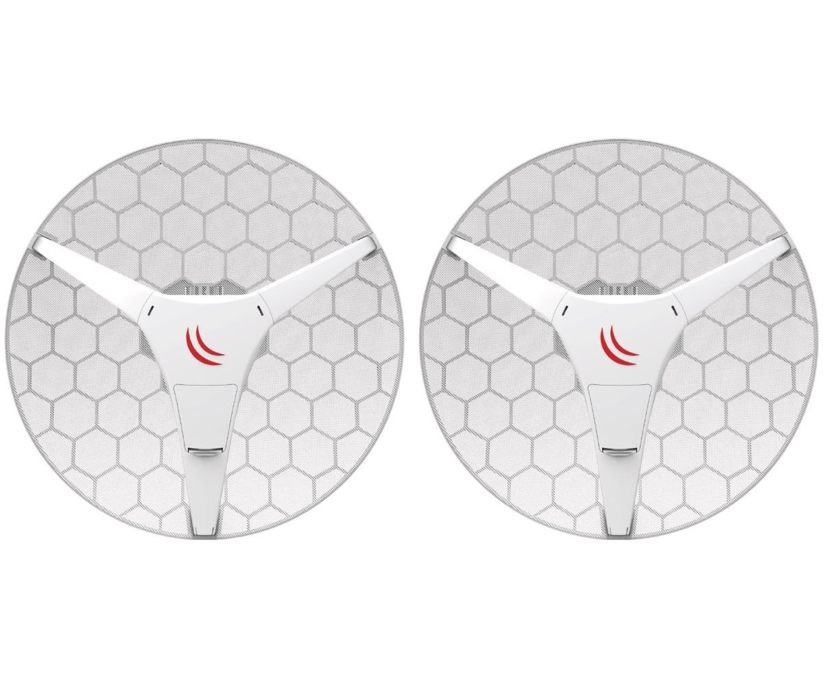 MikroTik RBLHGG-60adkit, Wireless Wire Dish, 60GHz, L3, kompletní spoj