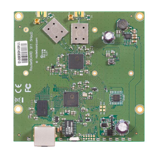 MikroTik RouterBOARD RB911-5HacD, Lite5 ac, 802.11a/n/ac, RouterOS L3, 1xLAN, 2xMMCX