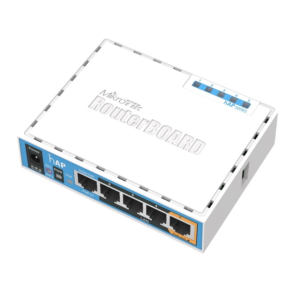 MikroTik RouterBOARD RB951Ui-2nD, hAP