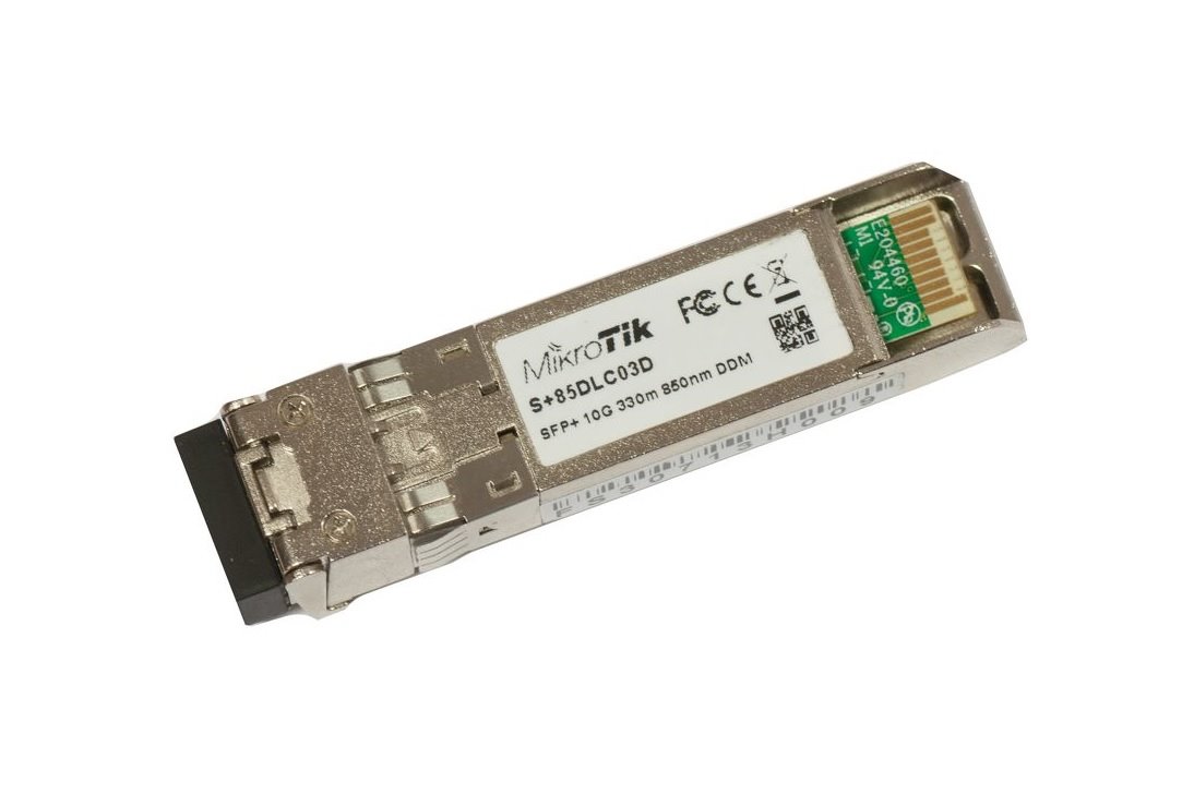 MikroTik SFP+ optický modul S+85DLC03D, MM, 300m, 10G, 850nm