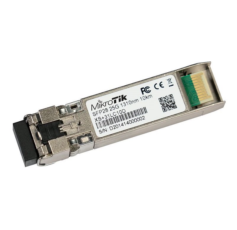 MikroTik XS+31LC10D optický modul SFP/SFP+/SFP28, SM, 10km, 1/10/25G, 1310nm