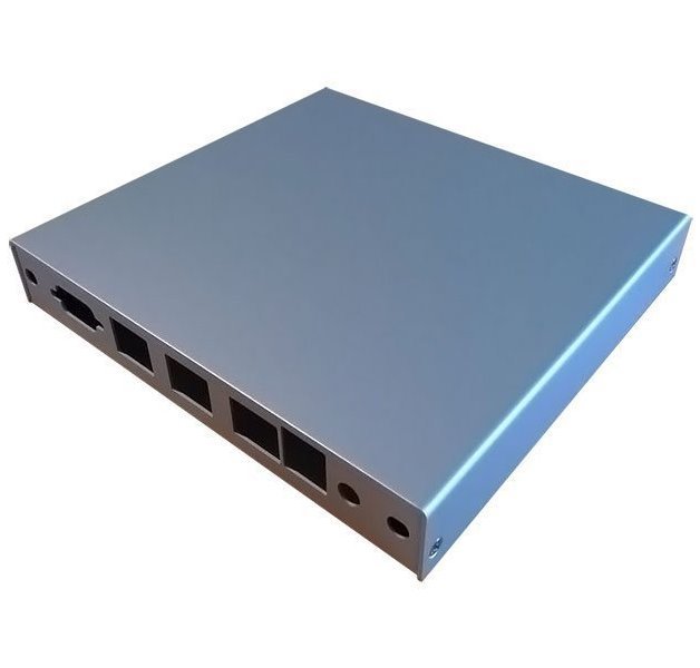 Montážní krabice PC Engines pro ALIX.2D3, 2D13 a APU.1, APU.2 (3x LAN, 1x USB) - ALU
