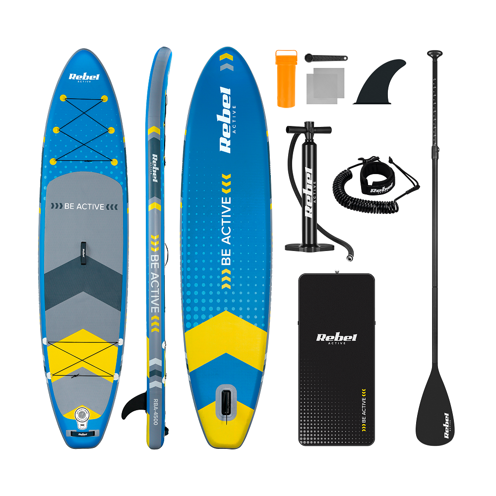 Paddleboard SUP REBEL ACTIVE RBA-4500-BL - Modrý 11'6" 350x81x15cm