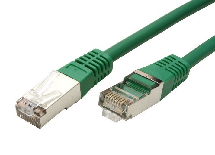 Patch kabel FTP CAT5E, 2m - zelený