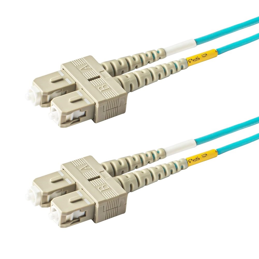 Patch kabel optický duplex SC-SC 50/125 1 m OM3 MM
