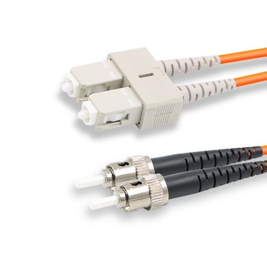 Patch kabel optický duplex ST-SC 50/125 0,5m MM