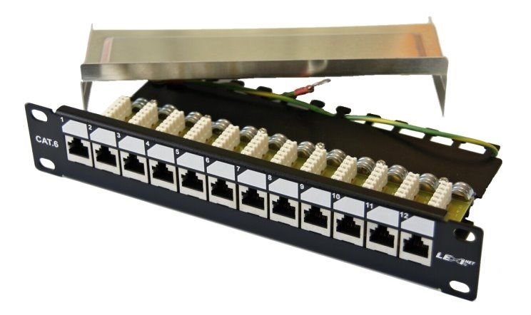Patch panel LEXI-Net EXCLUSIVE 12 port Cat.6 FTP 1U/10"