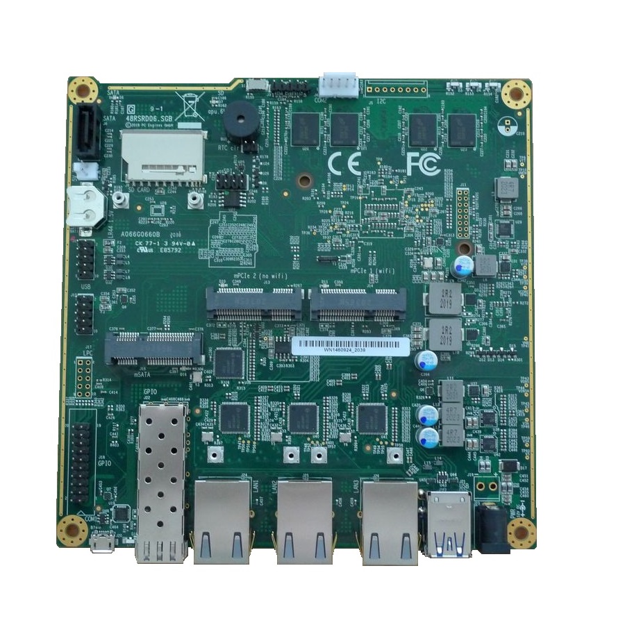 PC Engines APU.6B4 system board (GX-412TC quad core / 4GB / 3xGigabitLAN + 1x SFP