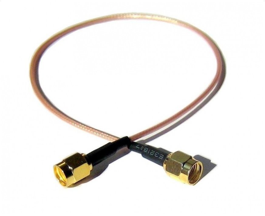 Pigtail 30cm RSMA male - RSMA male RG178 (pro UBNT antény)