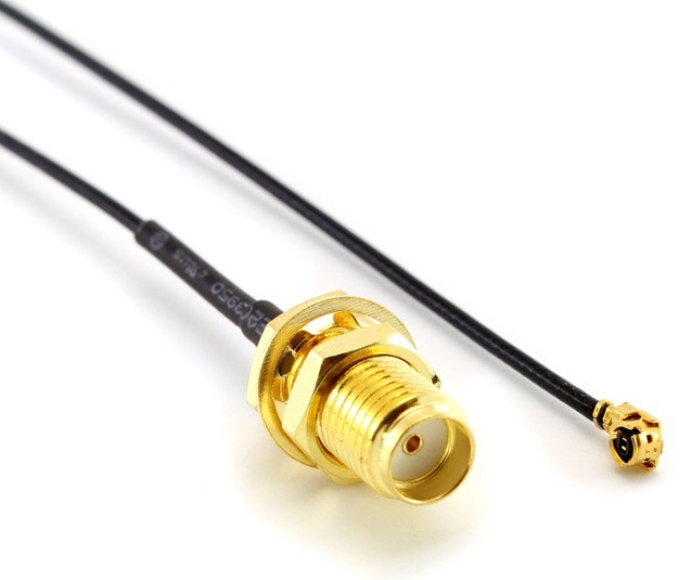 Pigtail u.Fl (IPEX) - SMA female pigtail kabel, délka 15cm