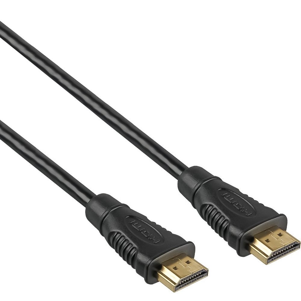 PremiumCord 2m HDMI High Speed + Ethernet kabel, zlacené konektory