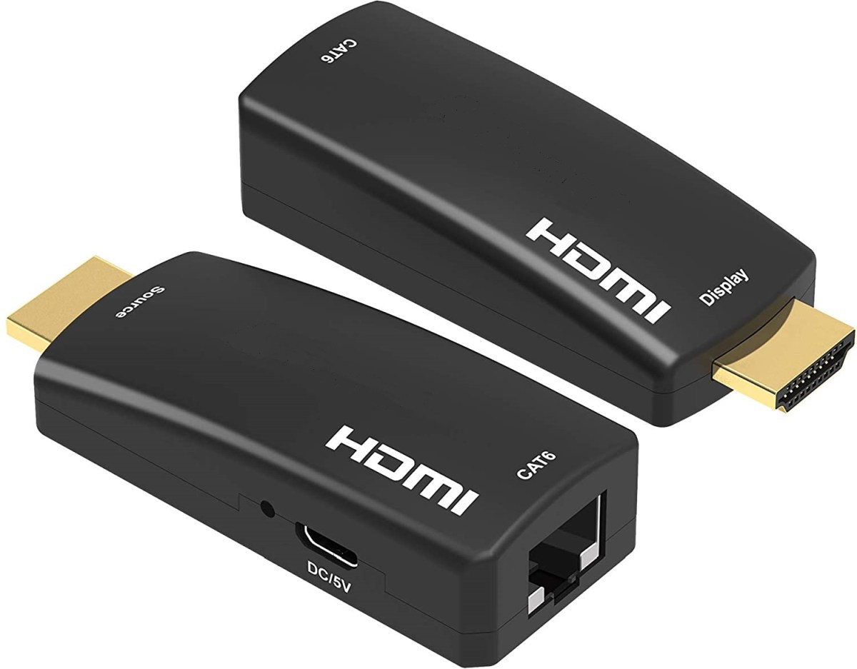 PremiumCord HDMI FULL HD 1080p extender na 50m přes jeden kabel Cat5e/6