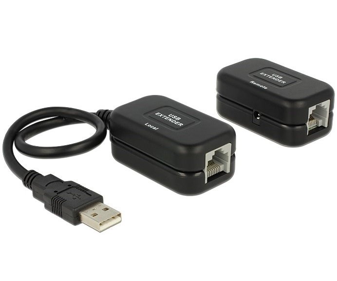 PremiumCord USB 1.1 prodlužka po RJ45 do 60m