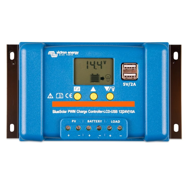 PWM solární regulátor Victron Energy BlueSolar-LCD&USB 10A