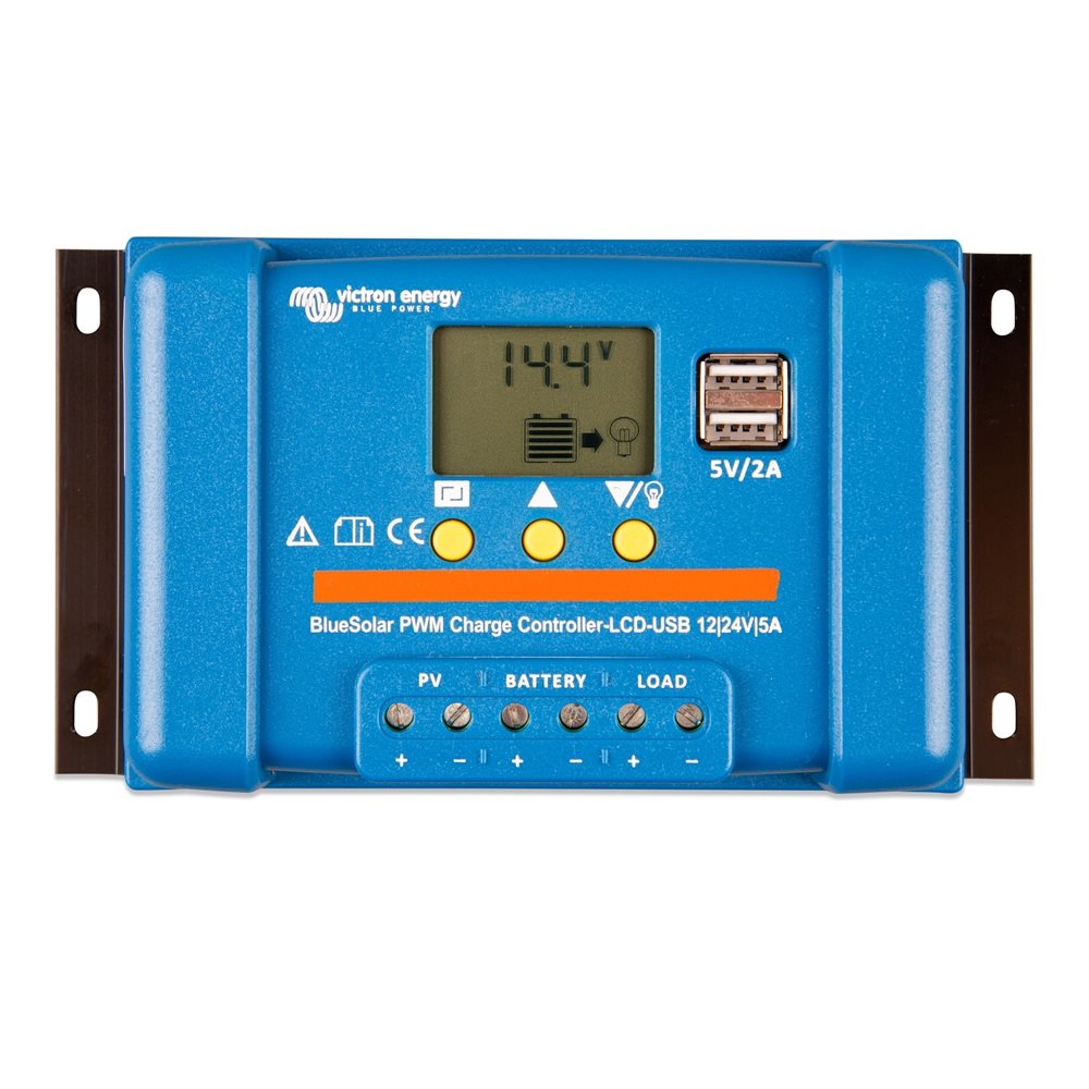 PWM solární regulátor Victron Energy BlueSolar-LCD&USB 5A