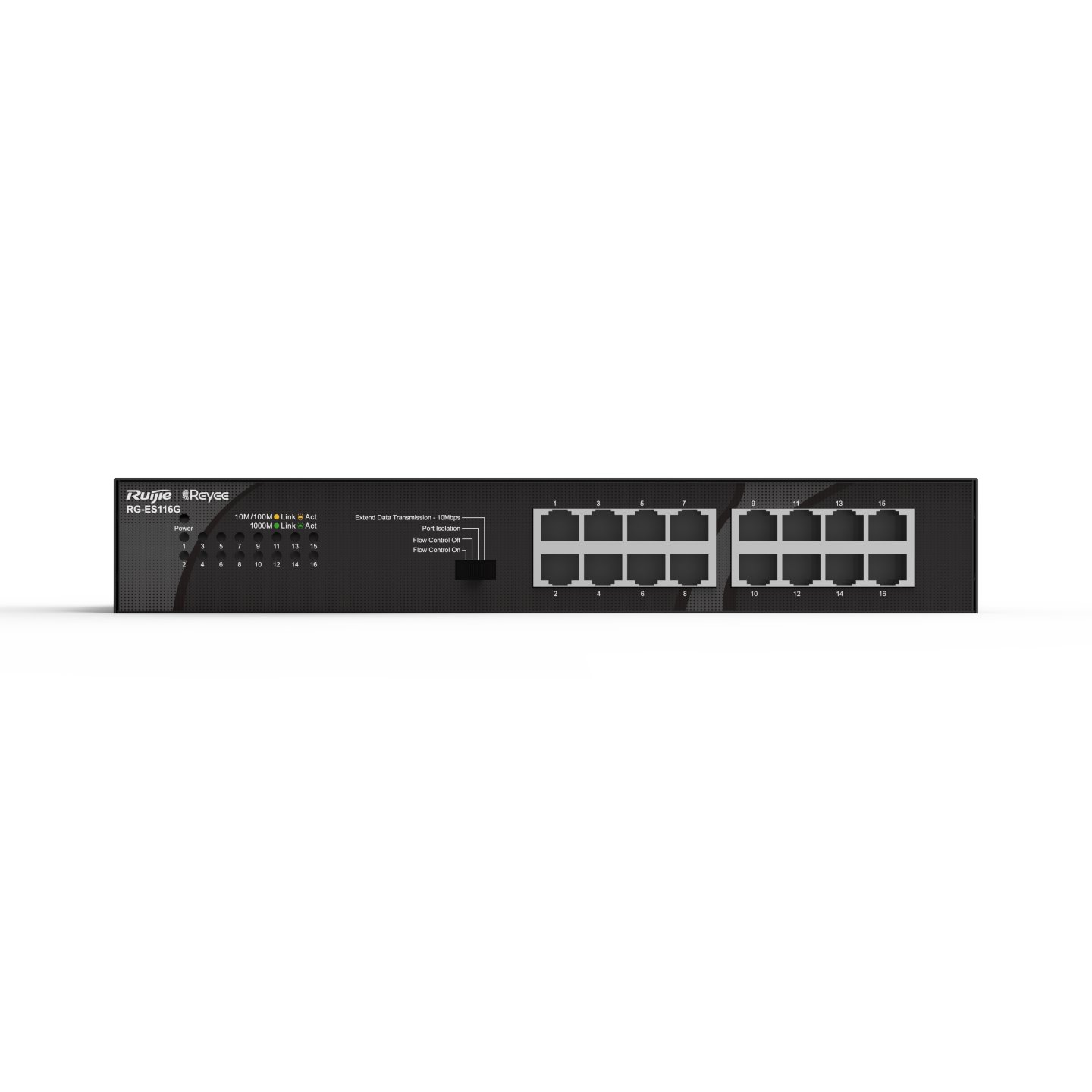 Reyee RG-ES116G 16-port 10/100/1000Mbps - bez Managementu a PoE