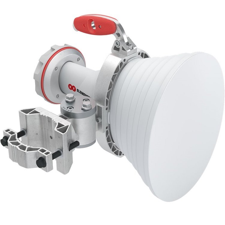 RF elements Asymetrická Horn anténa s TwistPortem, 5GHz, 20dBi, 30°