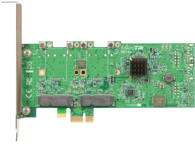 RouterBoard Mikrotik RB14e PCI-Express 4x slot miniPCIe-PCIe adapter
