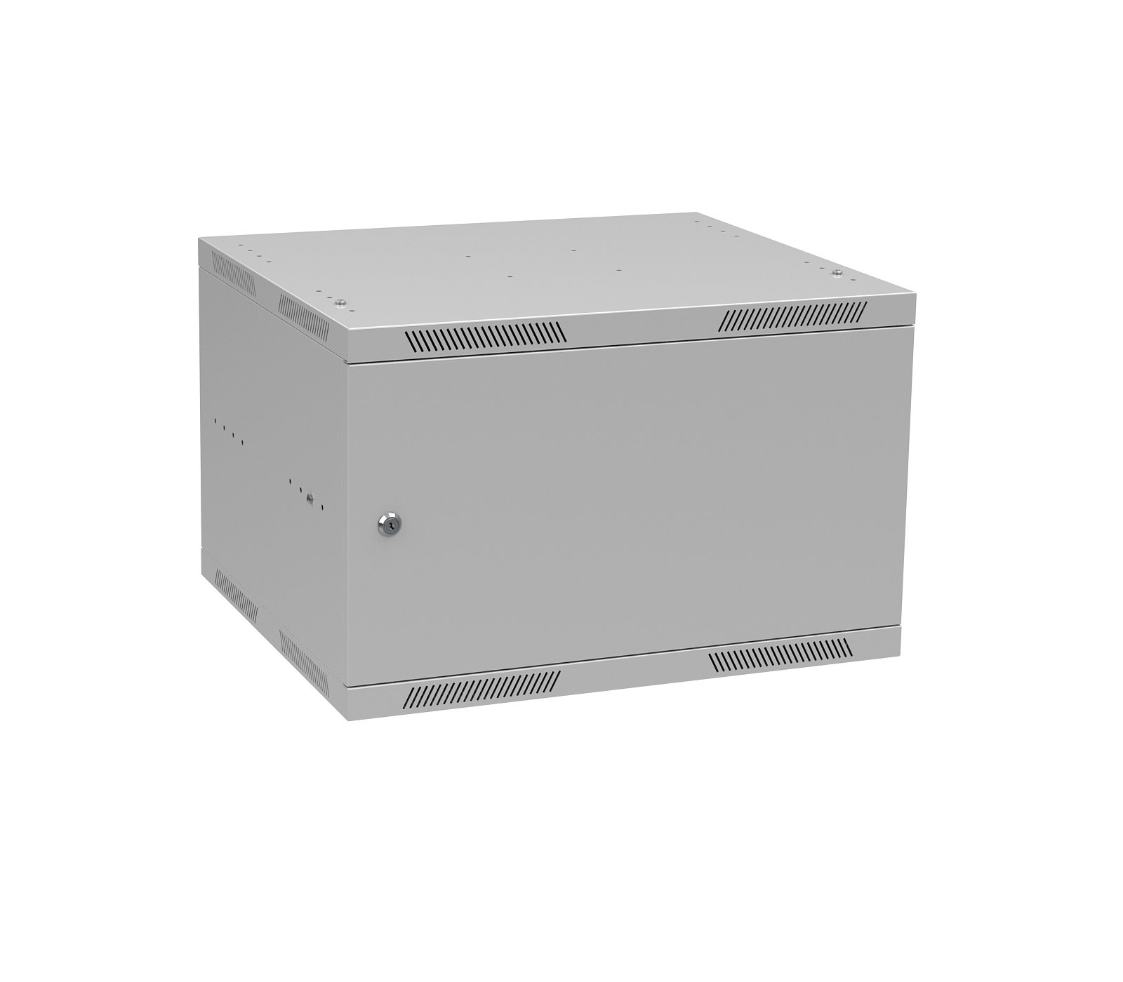 Rozvaděč nástěnný skládaný SENSA LITE 6U 450mm, dveře plech, RAL 7035, SENSA-L-6U-545-21-G