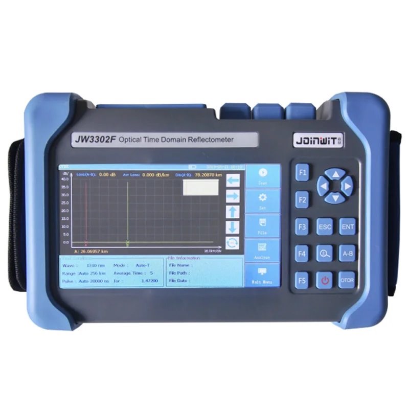 Ruční OTDR pro měření SM opt. spojů (1310/1550 nm), dynamický rozsah (32/30 dB)