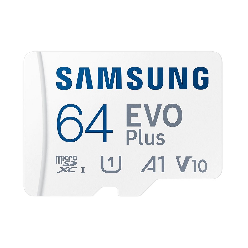 Samsung Micro SDXC paměťová karta 64GB EVO Plus + SD adaptér