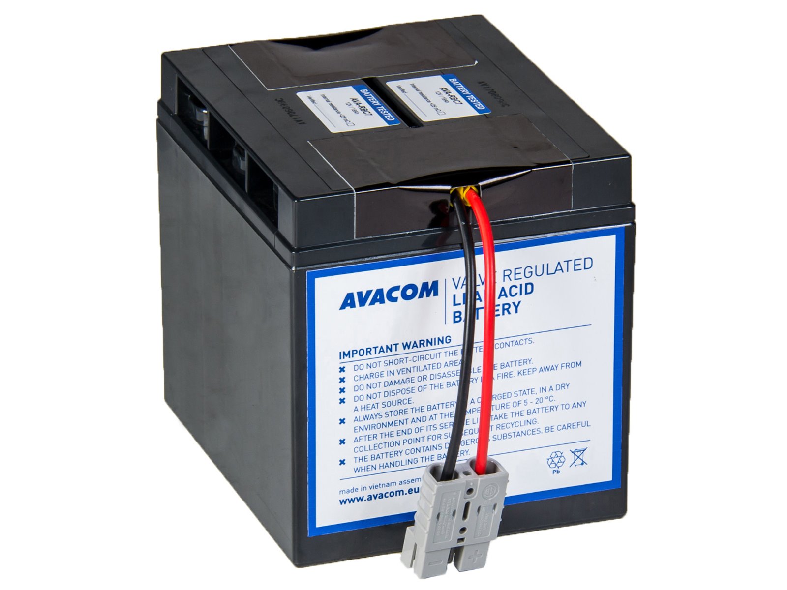 Avacom RBC7 - baterie pro UPS, náhrada za APC