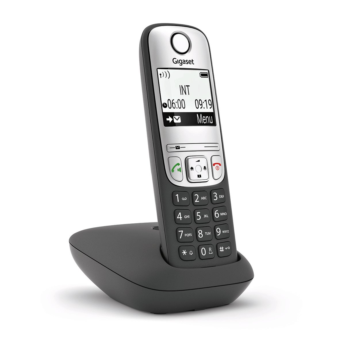 Gigaset A690 - DECT/GAP bezdrátový telefon, barva černá stříbrná