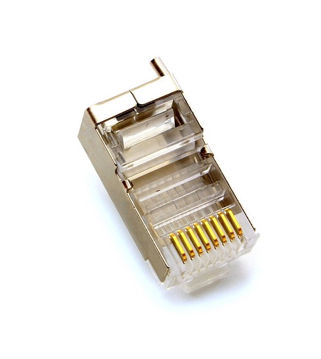 Ubiquiti konektor UISP-Connector-SHD, STP RJ45, Cat5, 8p8c, drát, pozlacený, AWG24