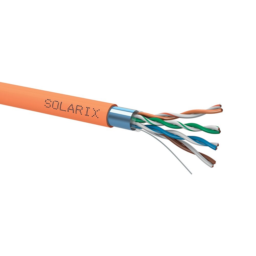 Solarix kabel CAT5E FTP LSOHFR B2ca-s1,d1,a1 500m SXKD-5E-FTP-LSOHFR-B2ca