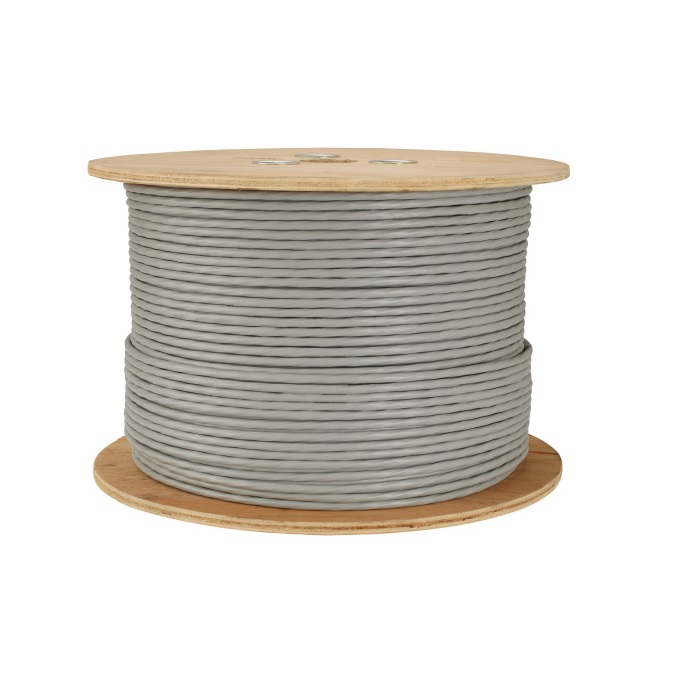 Solarix kabel CAT6 UTP drát 500m cívka PVC, SXKD-6-UTP-PVC