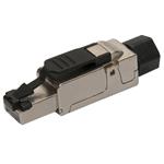 Solarix konektor průmyslový univerzální RJ45 CAT6 STP samořezný, SXRJ45-6-STP-BK-SA