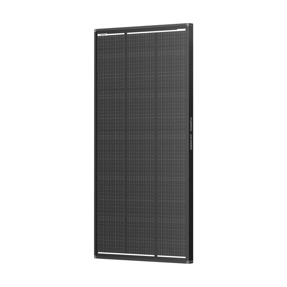 Solární panel Renogy 120W mono, úprava ShadowFlux, černý rám
