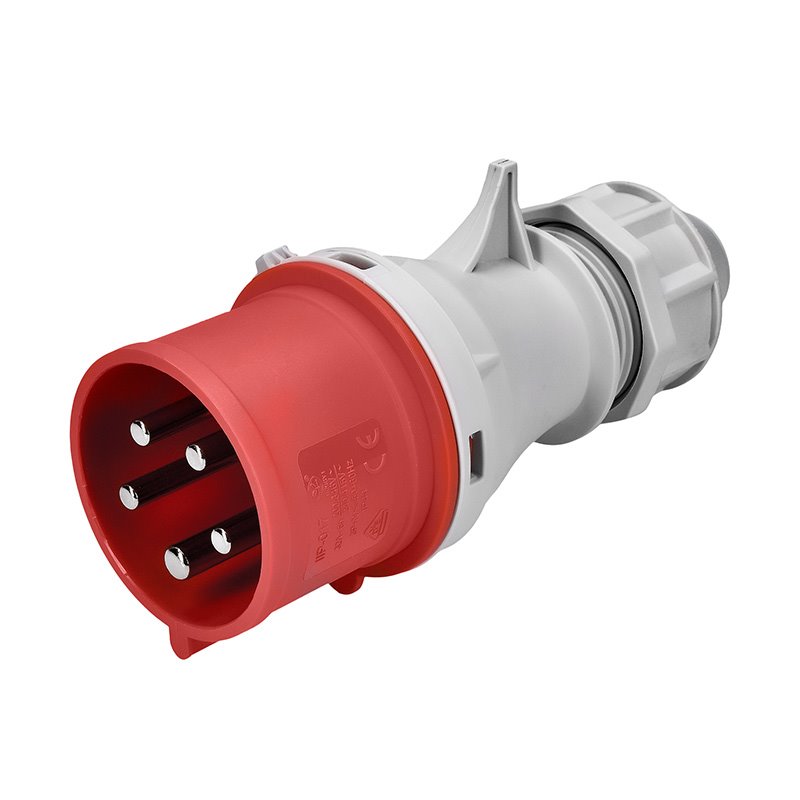 Solight vidlice přímá P154, 5-pólová, 400v/32A, IP44