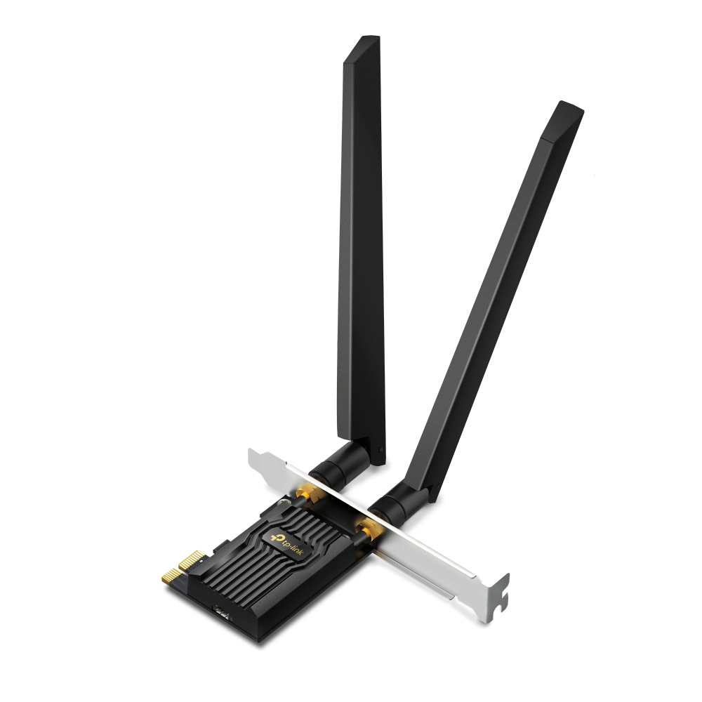 TP-Link Archer TXE72E Tri-Band Wi-Fi 6E PCI Express adaptér, Wi-Fi a Bluetooth