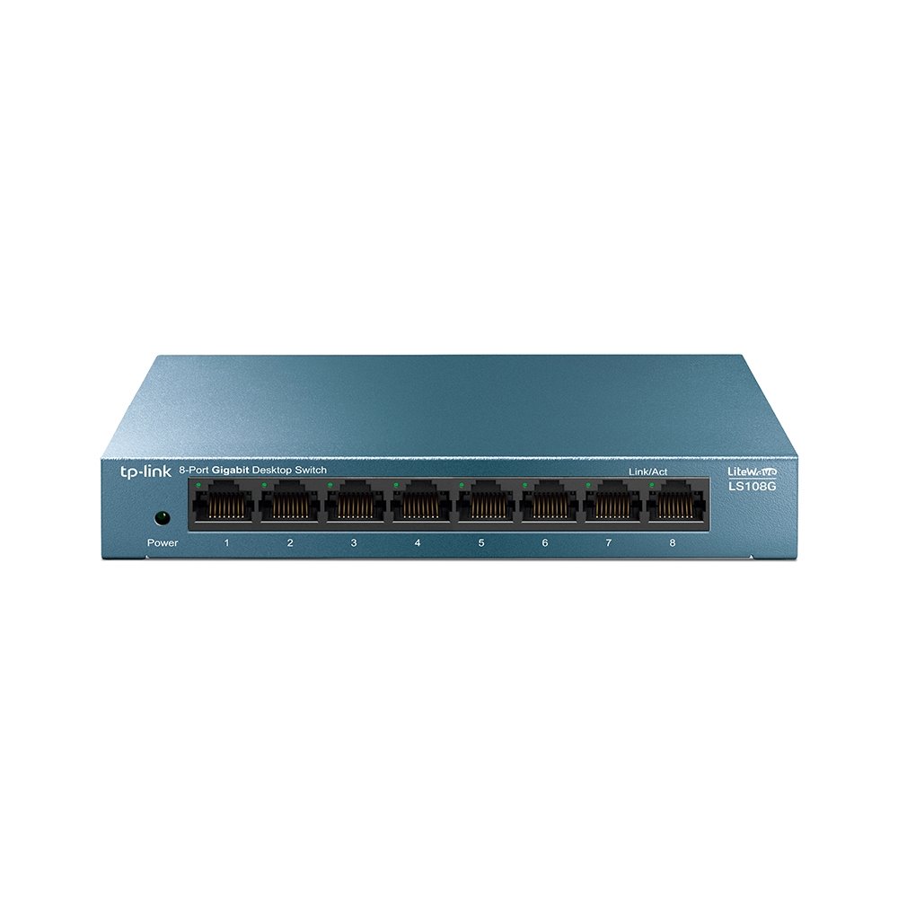 TP-Link LS108G gigabitový switch, kovové pouzdro