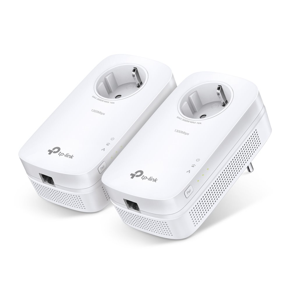 TP-Link TL-PA8010P KIT, Powerline Starter Kit, průchozí zásuvka (1300 Mbps)